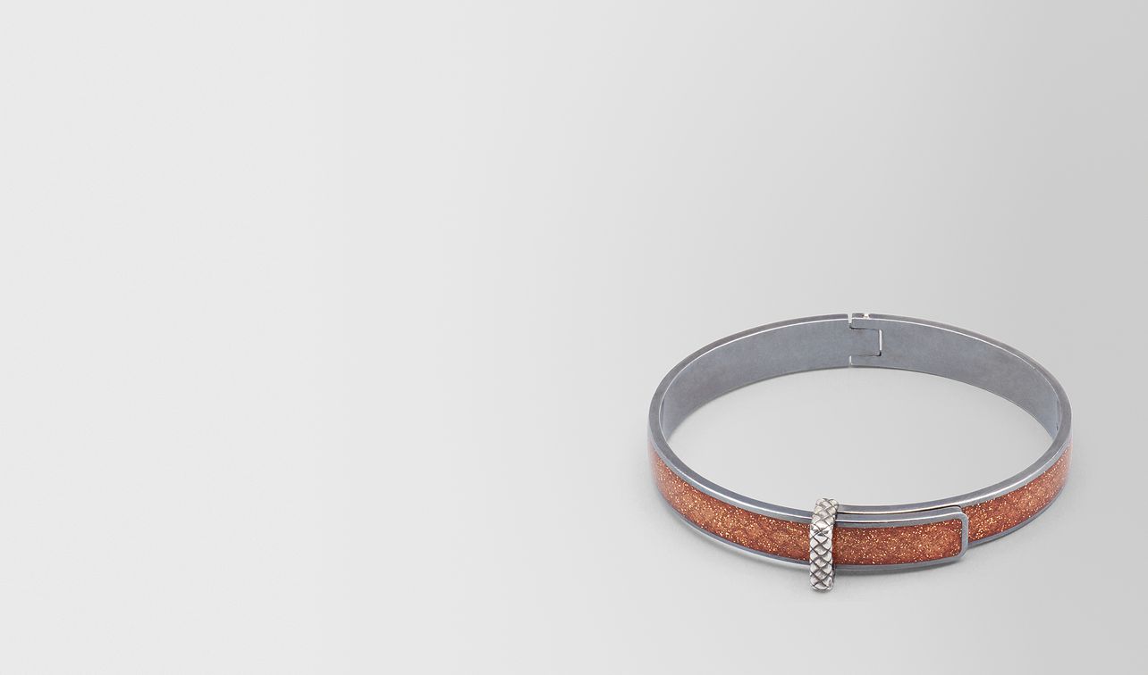 brown oxidized silver bracelet landing