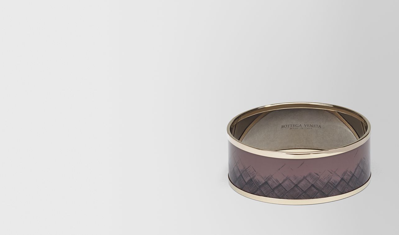 bracelet in glicine metal and enamel, yellow gold plated landing