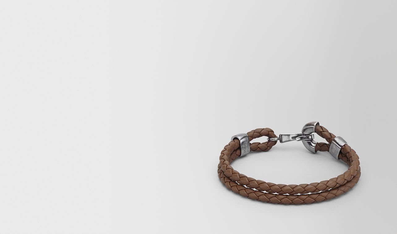dark calvados intrecciato nappa bracelet landing