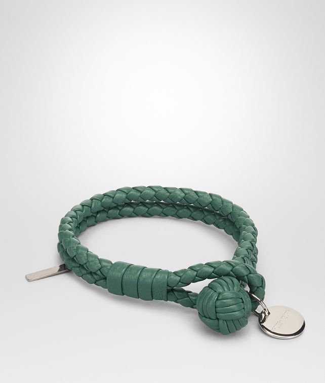 BOTTEGA VENETA THYME INTRECCIATO NAPPA BRACELET Keyring or Bracelets E fp