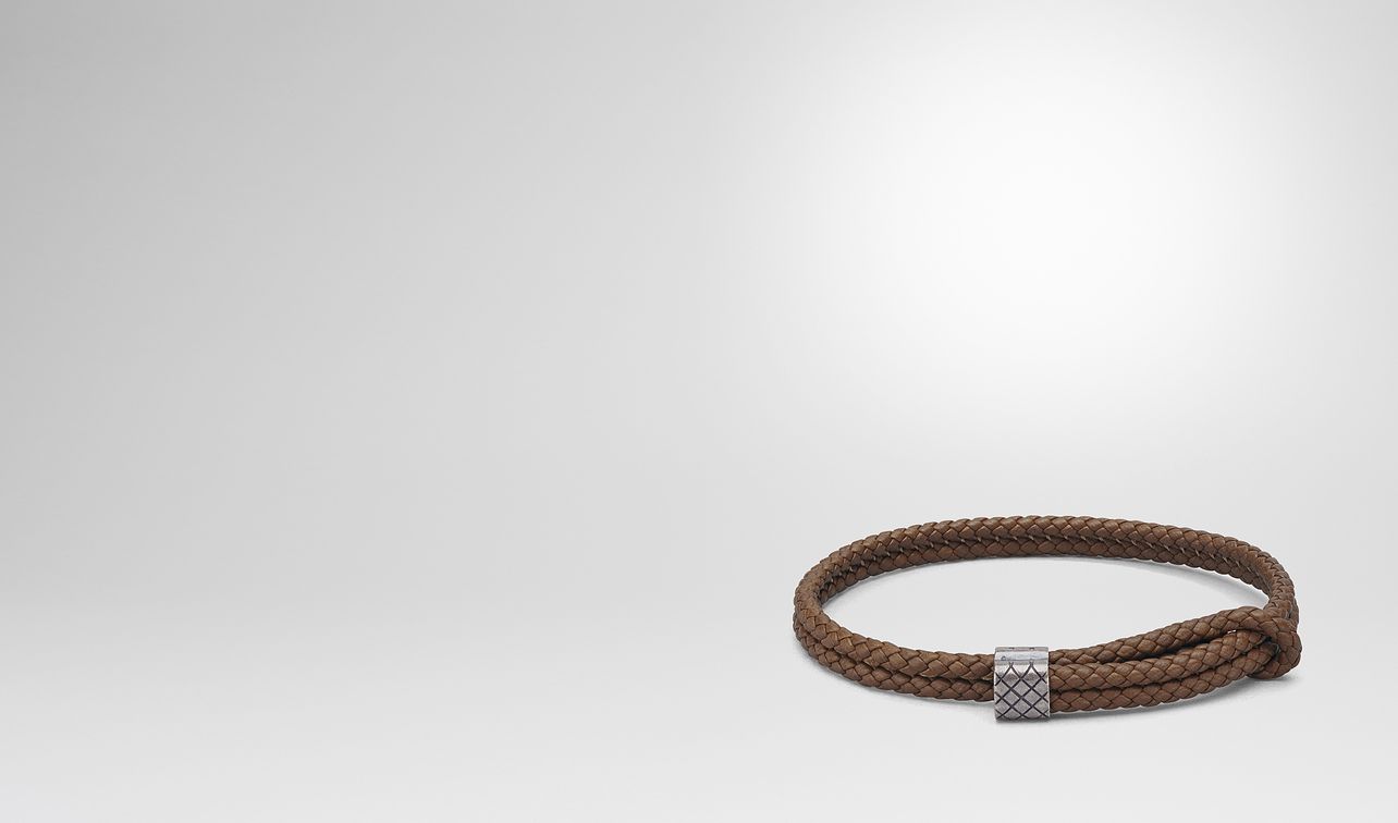 dark calvados intrecciato nappa bracelet landing