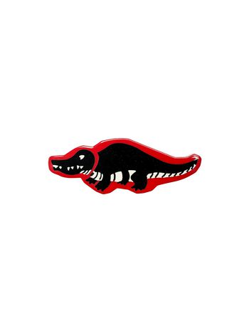 Marni CROCODILE BROOCHE IN SYNTHETIC RESIN Woman
