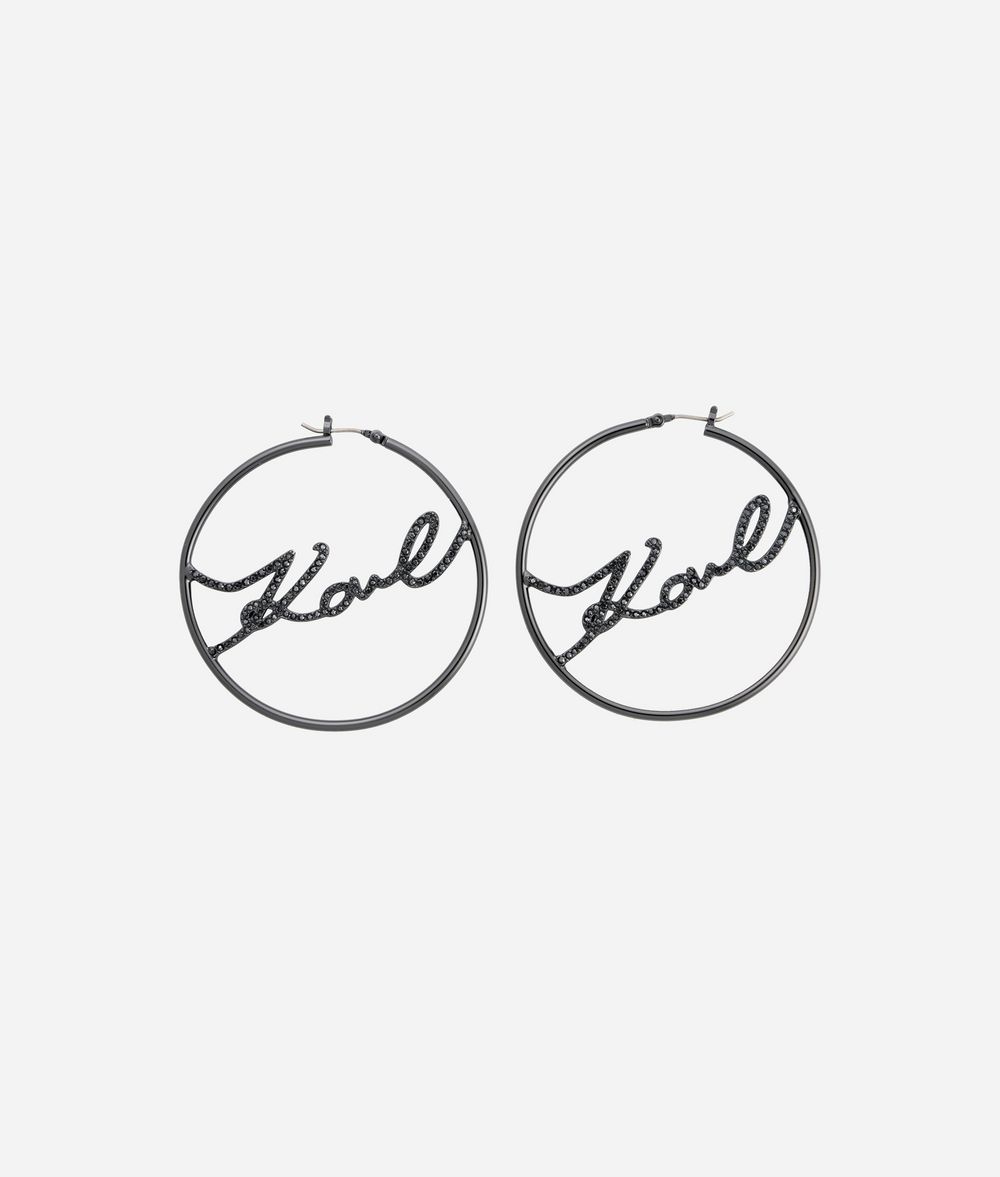 KARL LAGERFELD Boucles d'oreilles Karl Hoop Boucle d’oreille Femme f