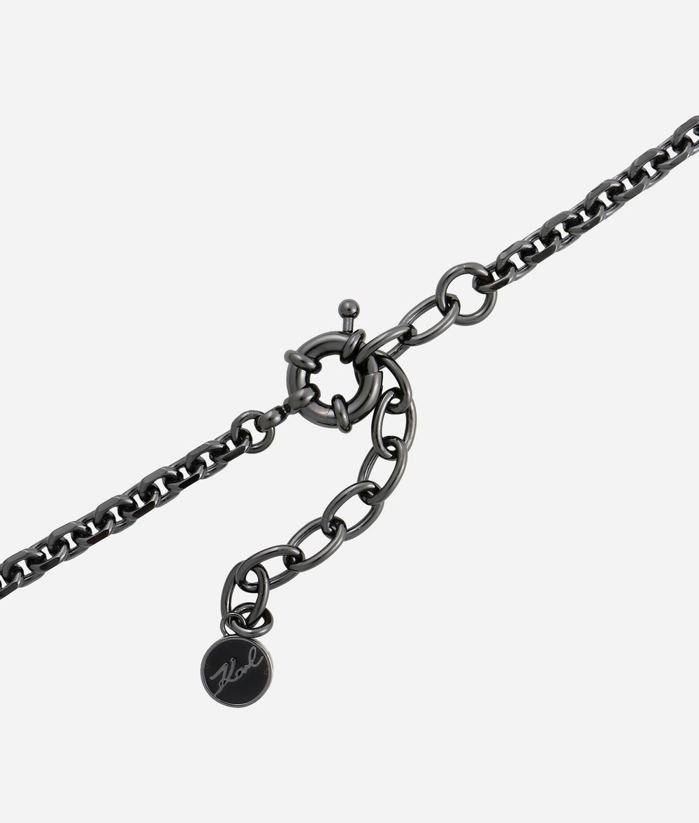 KARL LAGERFELD Collier Karl Signature Drama Collier Femme d