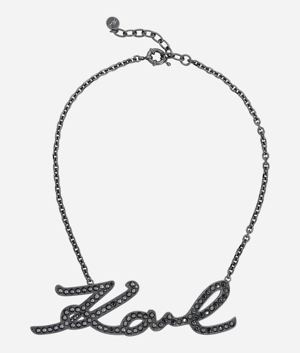 KARL LAGERFELD Collier Karl Signature Drama Collier Femme f