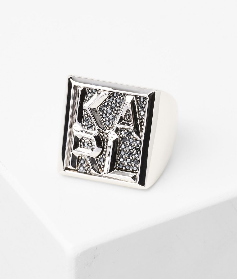 KARL LAGERFELD Bague Karl Block Bague Femme f