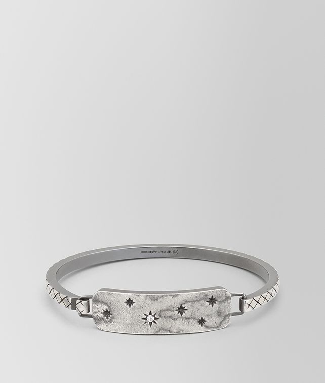 BOTTEGA VENETA NATURAL ANTIQUE SILVER STELLULAR BRACELET Bracelet Man fp