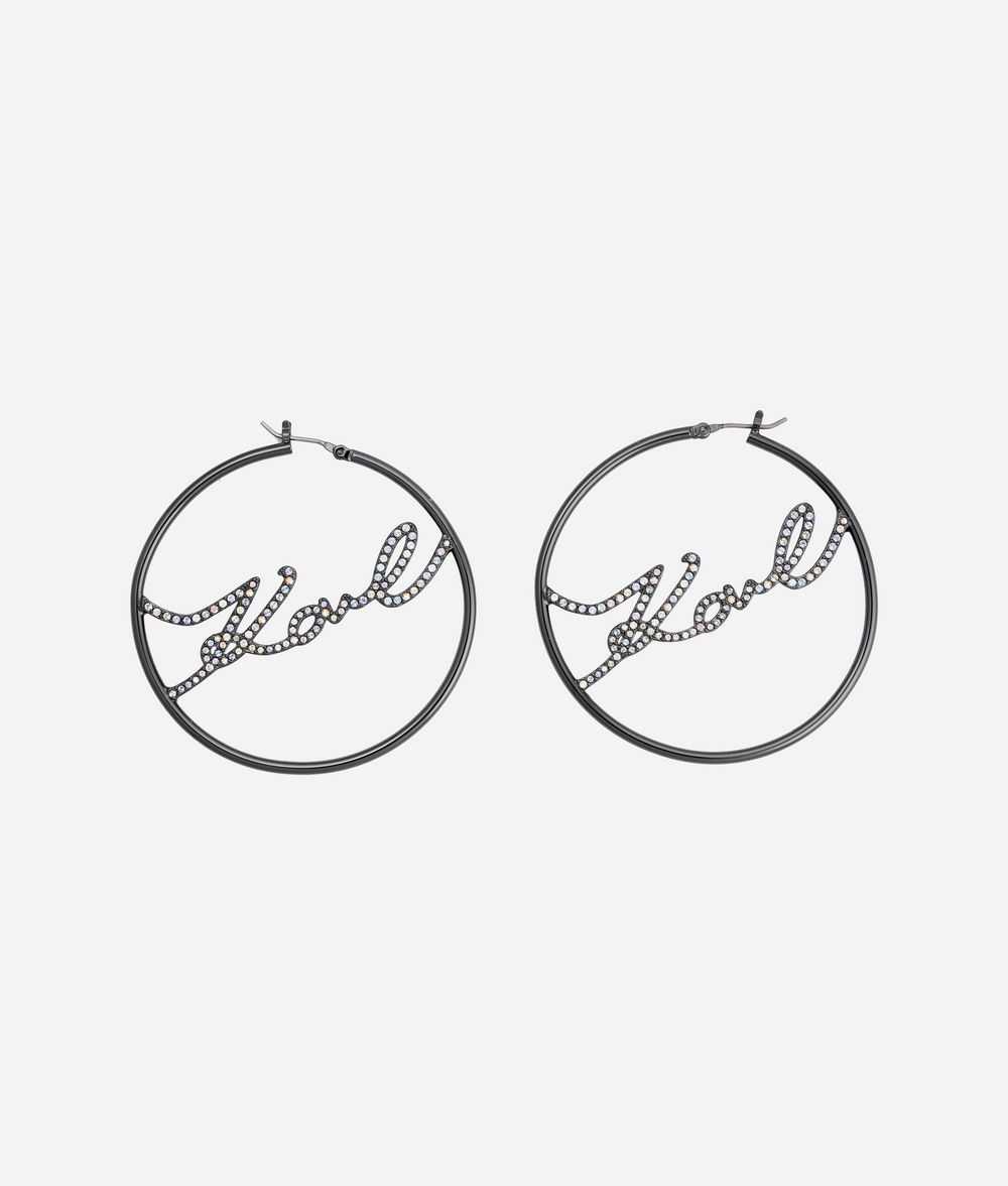 KARL LAGERFELD Boucles d'oreilles Karl Hoop Boucle d’oreille Femme f