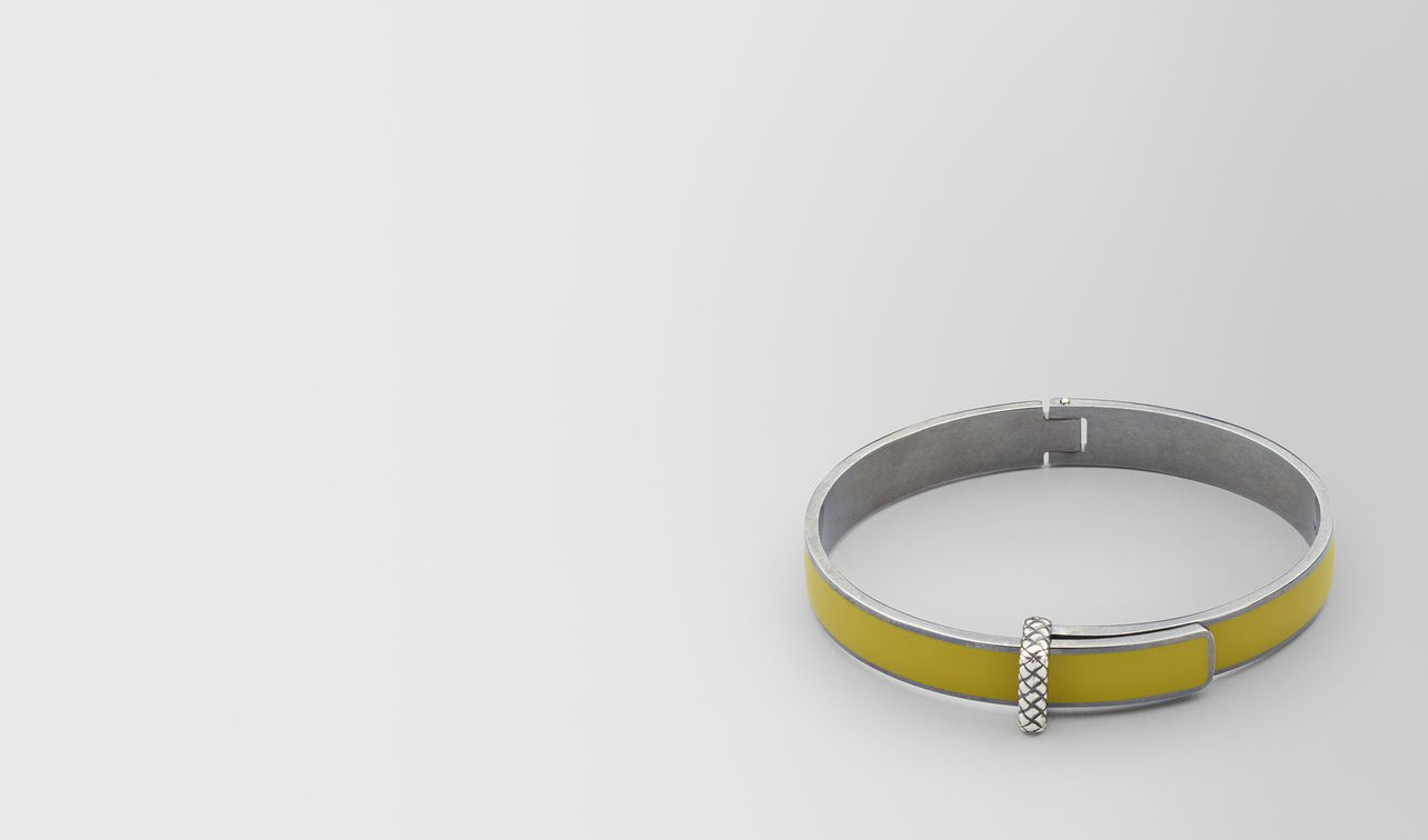 chamomile oxidized silver/enamel bracelet landing