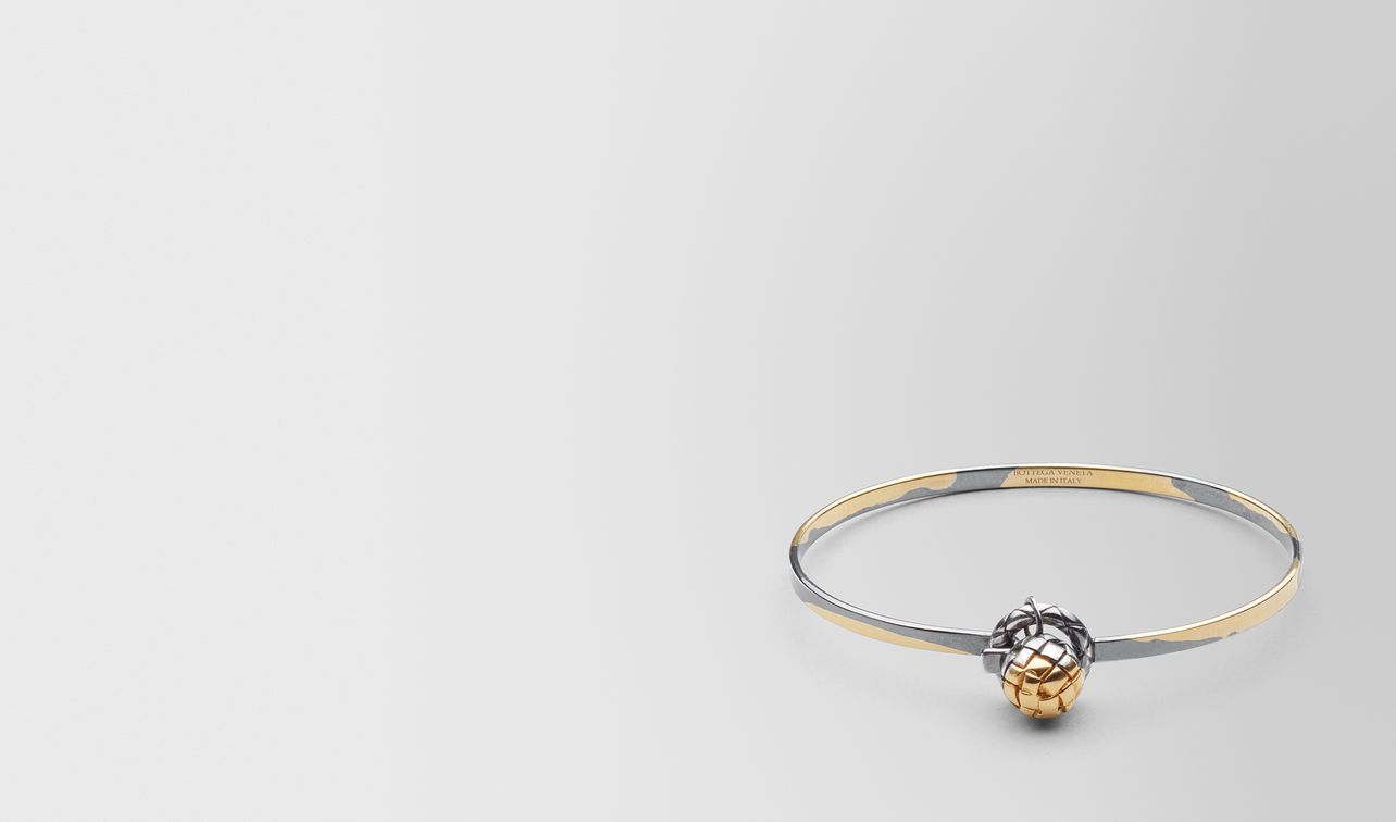 antique silver/yellow gold patina dichotomy bracelet landing
