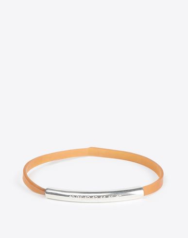 Maison Margiela Designer Jewels For Men Online Official Maison Margiela Bracelet Pickupinshippingnotguaranteed Info Rubber With Silver