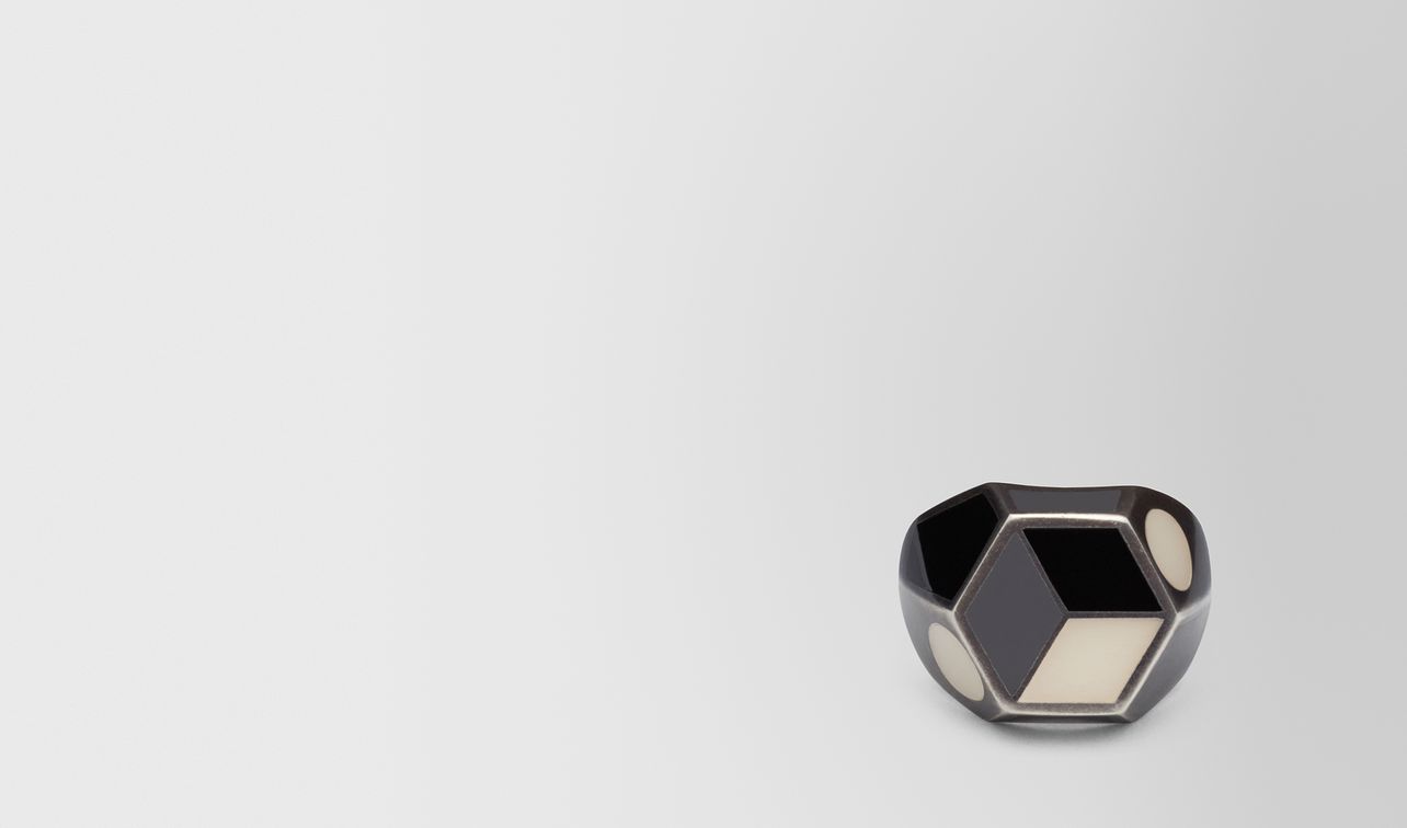 multicolor silver ring landing