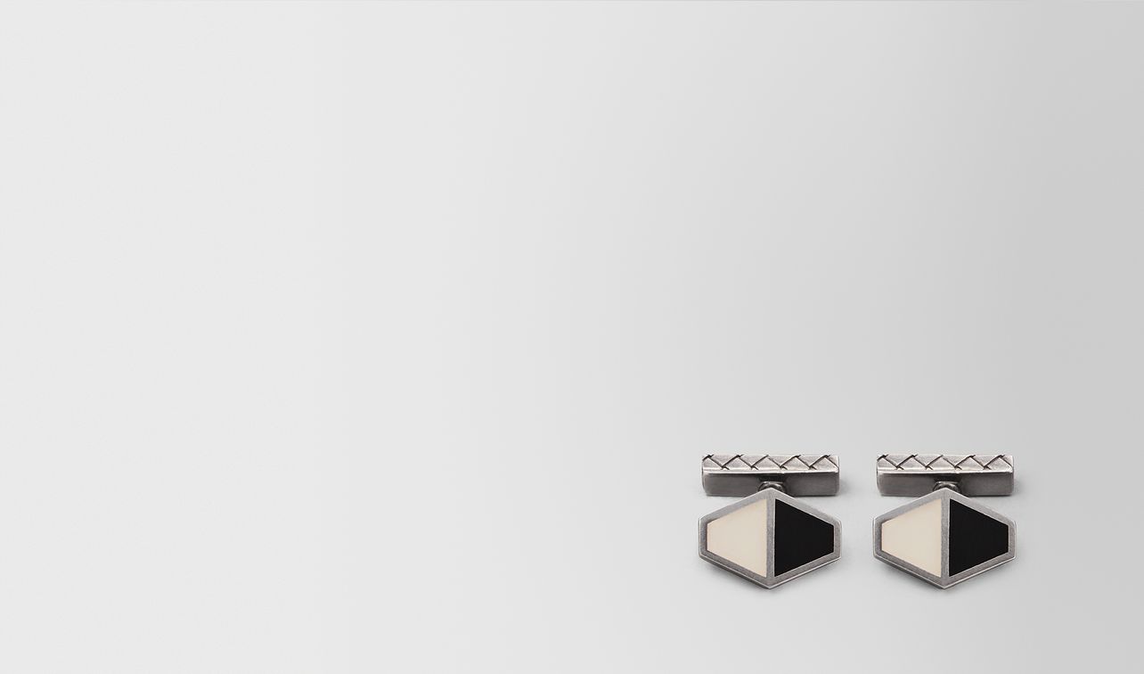 nero/mist silver cufflinks landing