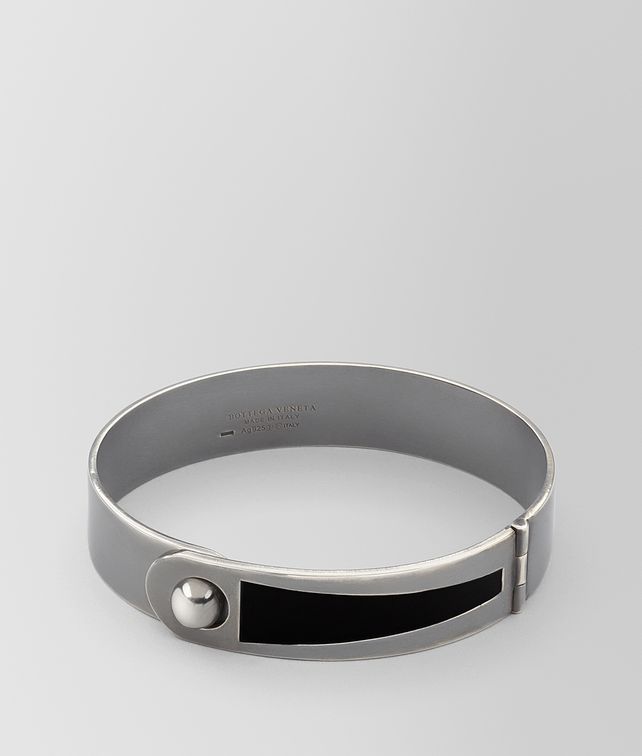 BOTTEGA VENETA NERO SILVER BRACELLET Bracelet Woman fp
