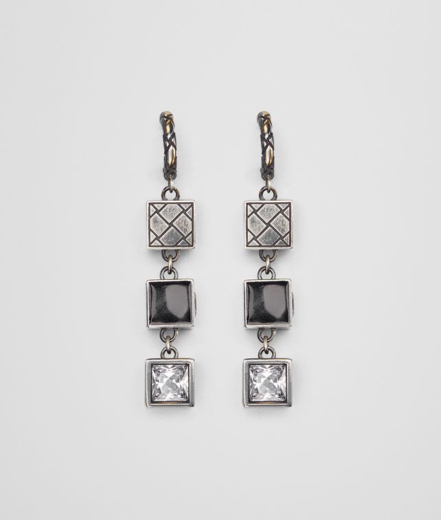 BOTTEGA VENETA CUBIC ZIRCONIA/ENAMEL/SILVER EARRING Earrings Woman fp