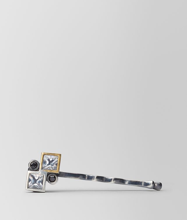 BOTTEGA VENETA CUBIC ZIRCONIA/SILVER HAIR CLIP Other Jewellery Woman fp