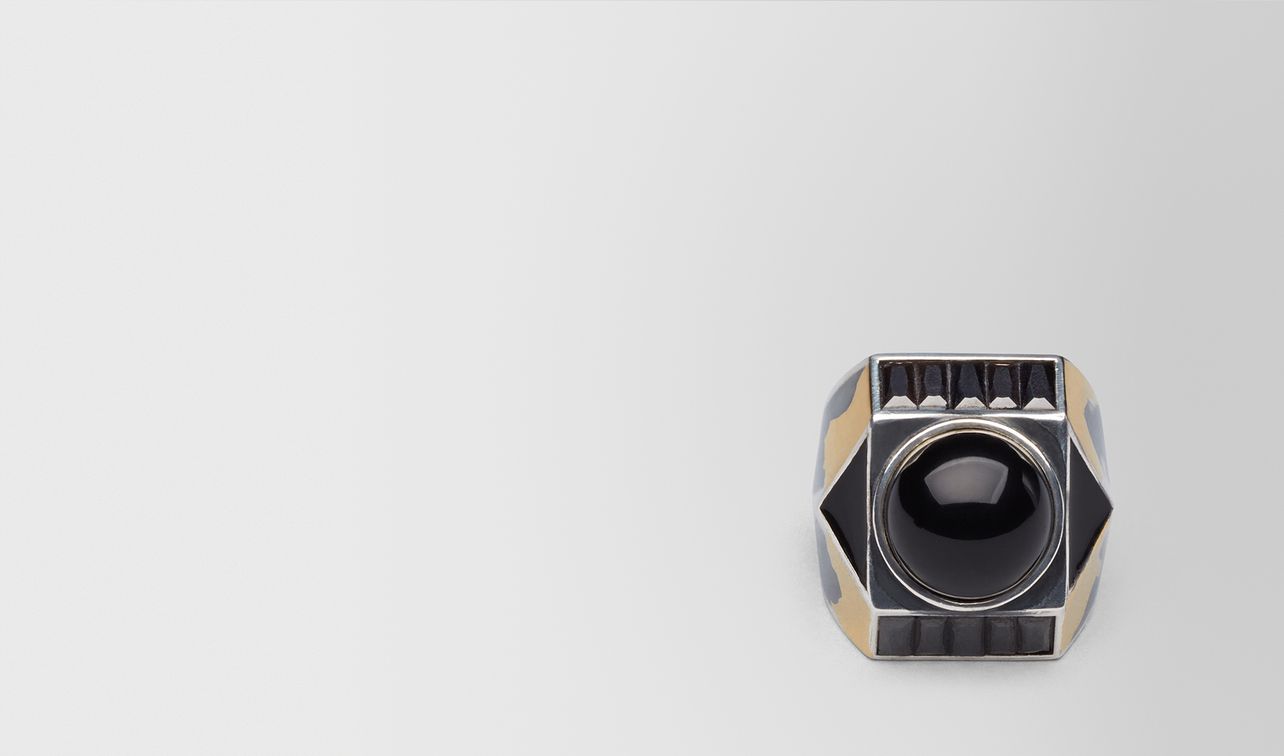 onyx/silver/enamel ring landing