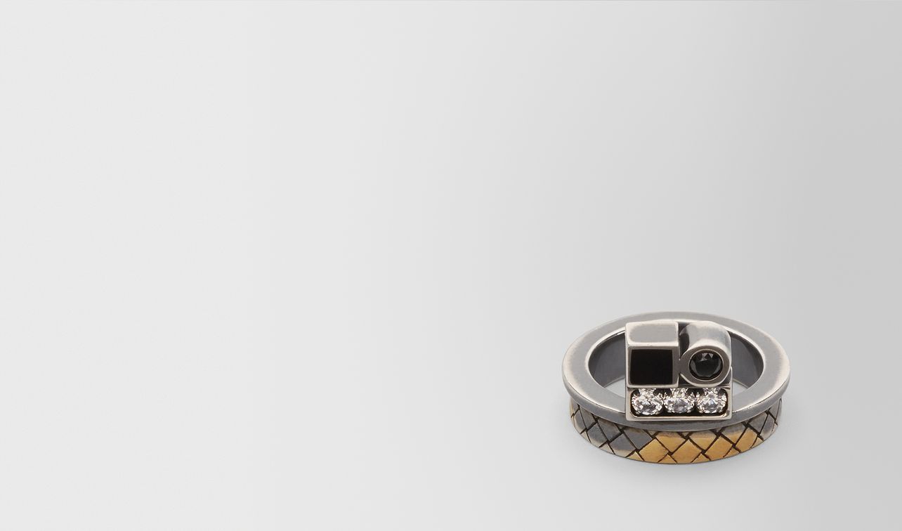 anello in zirconia cubica/smalto/argento landing