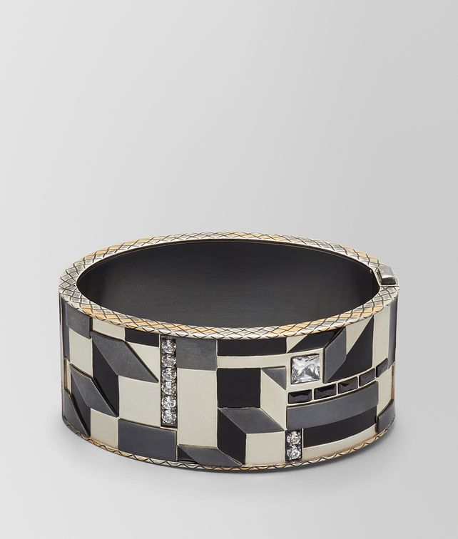 BOTTEGA VENETA CUBIC ZIRCONIA/ENAMEL/SILVER BRACELET Bracelet Woman fp