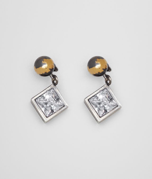 BOTTEGA VENETA BOUCLES D’OREILLES EN ARGENT/ÉMAIL/ZIRCON CUBIQUE Boucles d'oreilles Femme fp