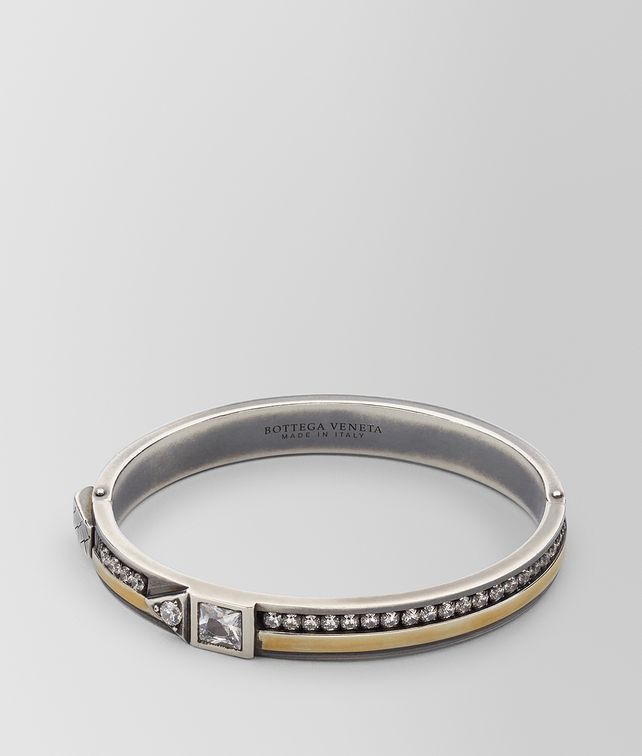 BOTTEGA VENETA CUBIC ZIRCONIA/SILVER BRACELET Bracelet Woman fp