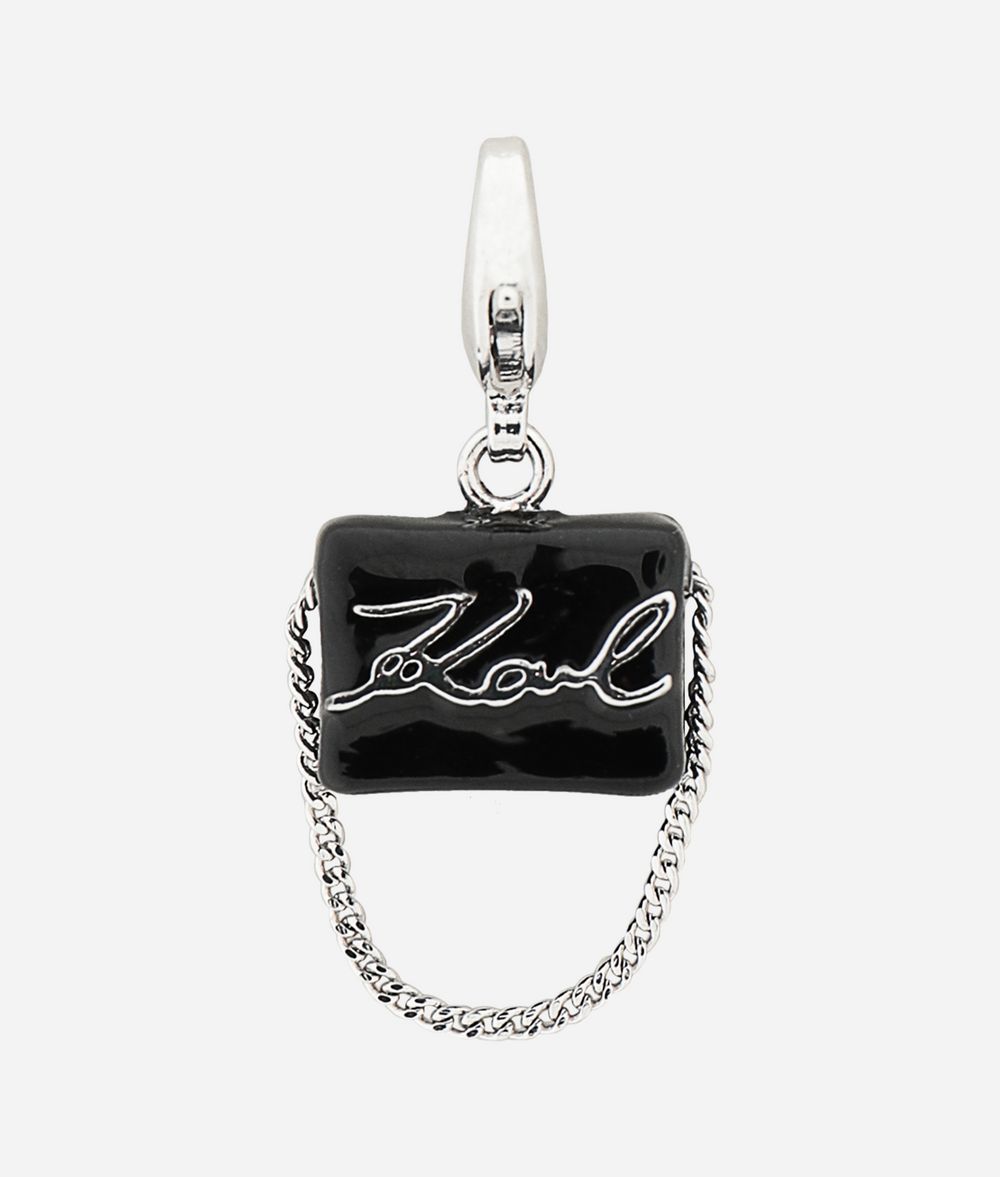KARL LAGERFELD Breloque sac à main K/IKONIK Charm Femme f