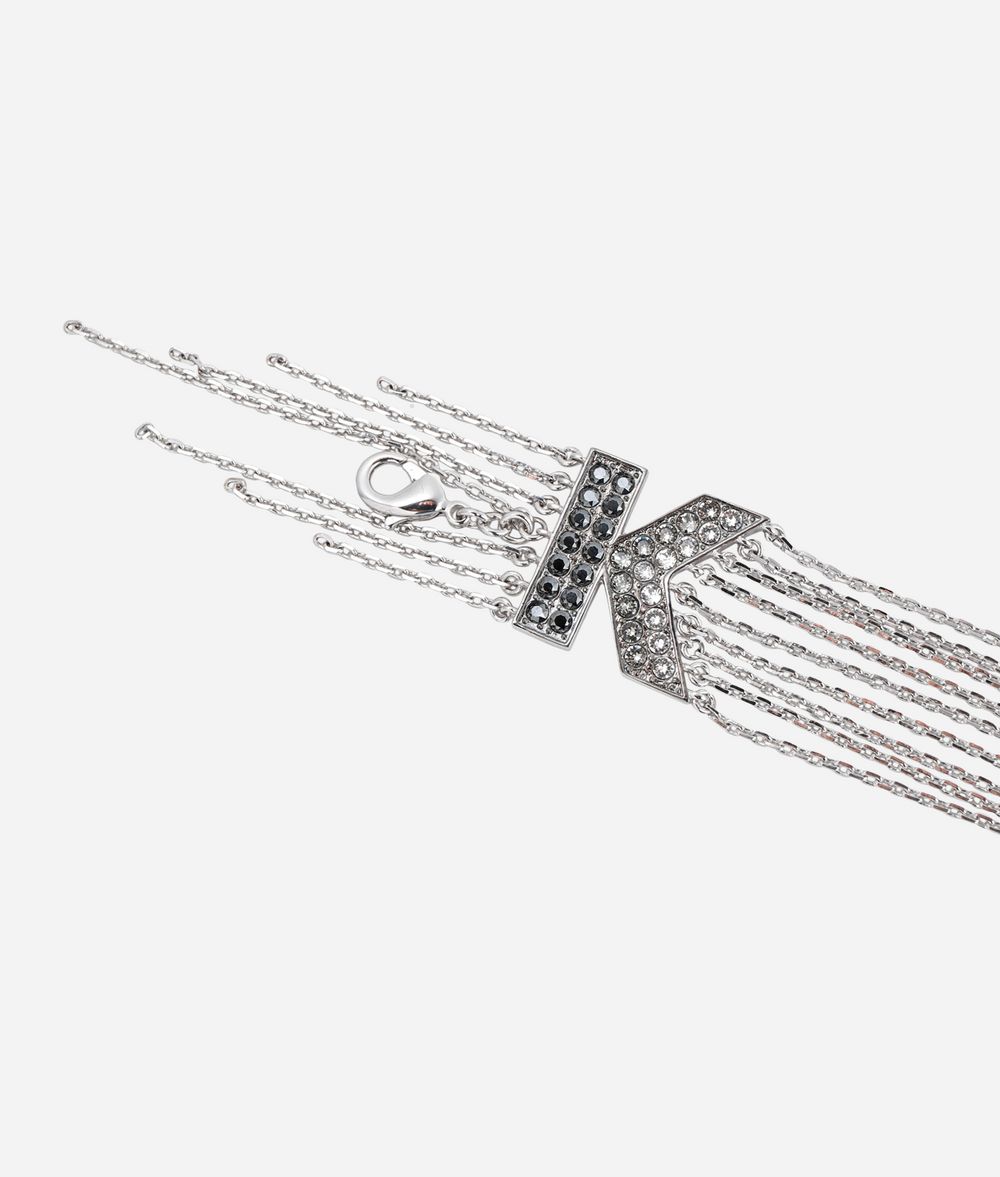 KARL LAGERFELD Double K Fringe Bracelet Bracelet Woman d