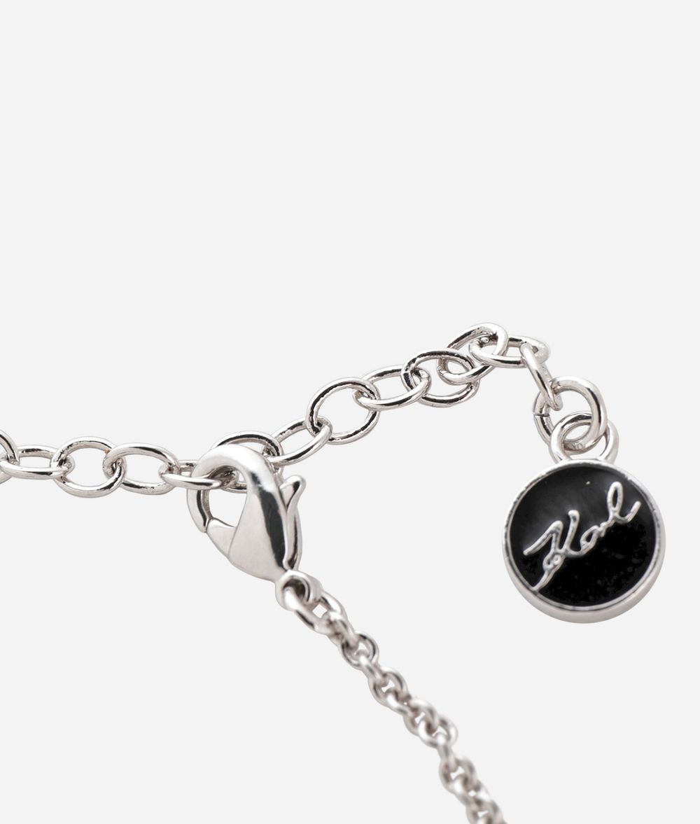 KARL LAGERFELD Double K Necklace Necklace Woman d