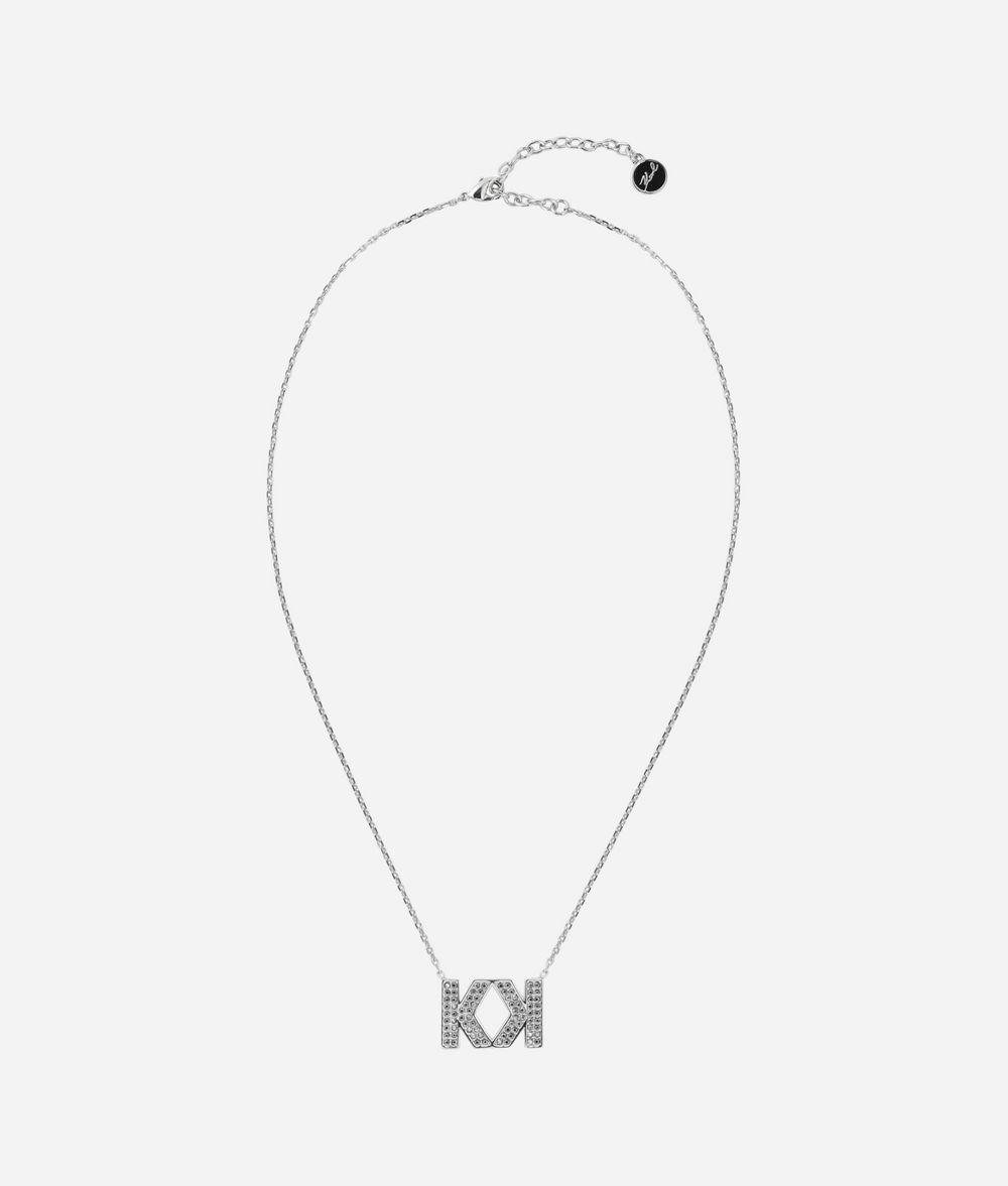 KARL LAGERFELD Double K Necklace Necklace Woman f