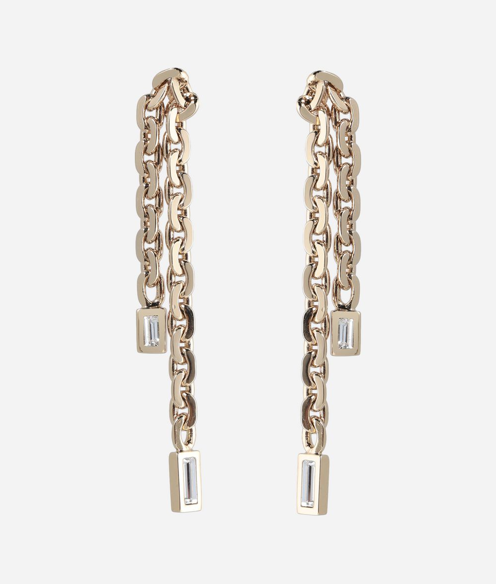 KARL LAGERFELD Boucles d’oreilles à chaînes fluides Boucle d’oreille Femme f