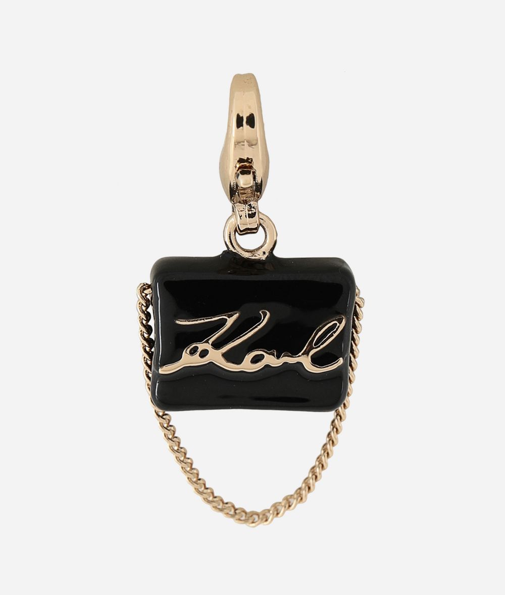 KARL LAGERFELD Breloque sac à main K/IKONIK Charm Femme f