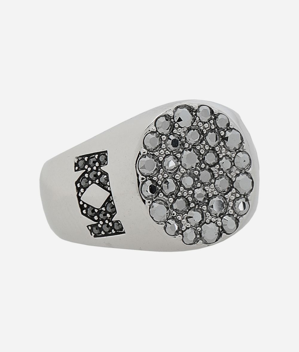 KARL LAGERFELD Double K Signet Ring Ring Woman f