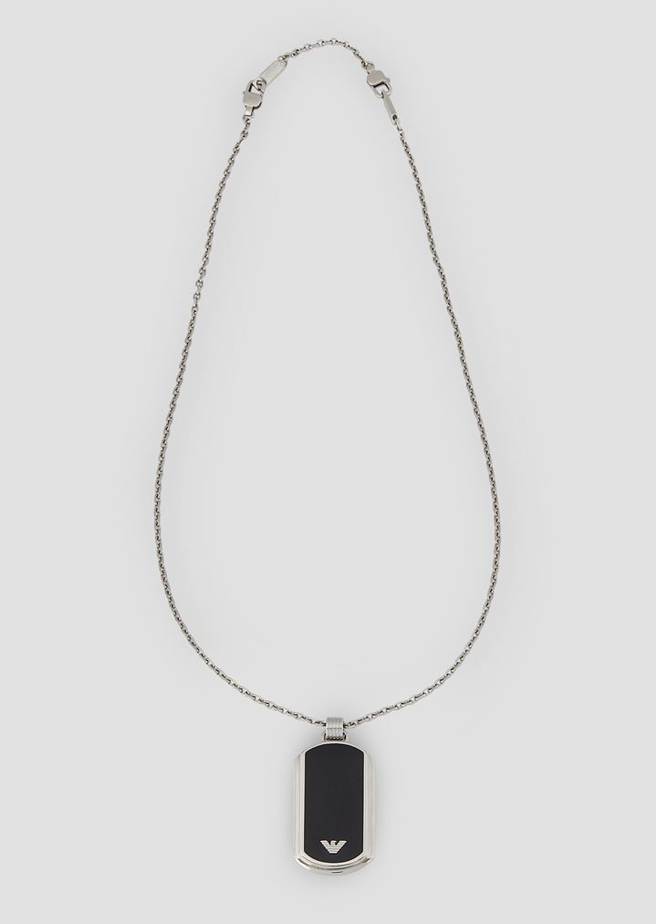 emporio armani jewellery men's stainless steel necklace