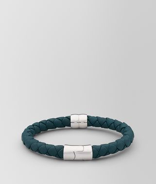 BRACELET IN LEATHER AND SILVER 