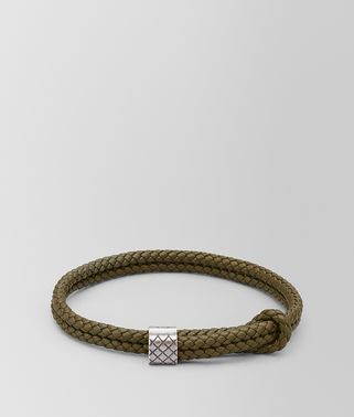 BRACELET IN LEATHER AND SILVER 
