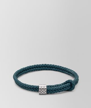 BRACELET IN LEATHER AND SILVER 