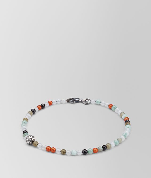BOTTEGA VENETA BRACELET IN AGATE AND SILVER Bracelet Man fp