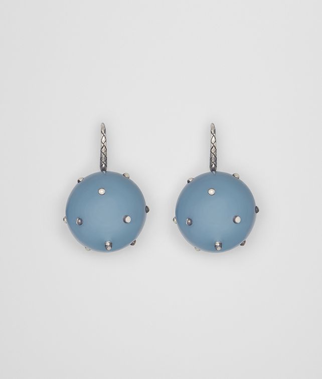 BOTTEGA VENETA EARRING IN RESIN AND SILVER Earrings Woman fp