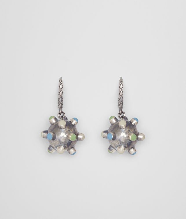 BOTTEGA VENETA EARRING IN ENAMEL AND SILVER Earrings Woman fp