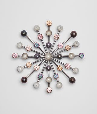 MULTICOLOUR PEARL/ZIRCONIA BROOCHES