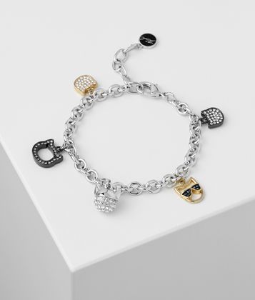 KARL LAGERFELD CHOUPETTE MULTI-CHARM BRACELET