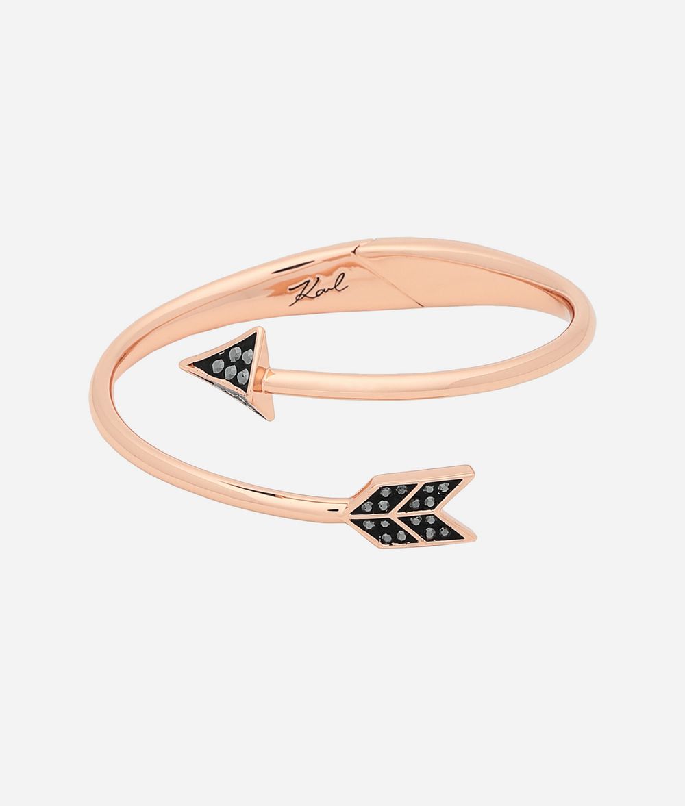 KARL LAGERFELD Manchette K/Hearts and Arrows Bracelet Femme f
