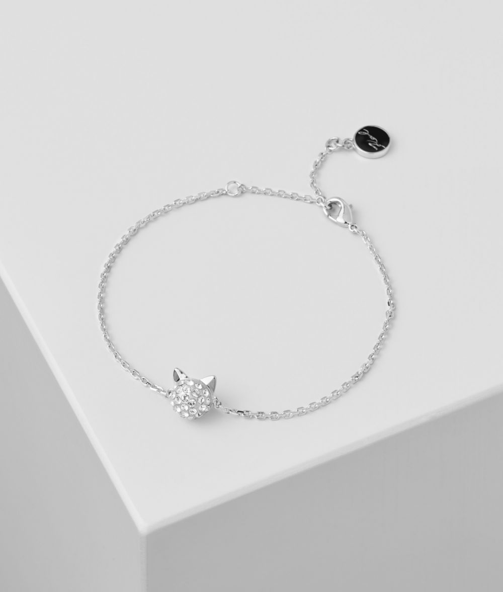 KARL LAGERFELD Bracelet en cristal Choupette Bracelet Femme f
