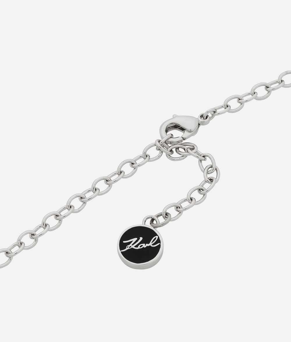 KARL LAGERFELD Karl Signature Choker Necklace Woman d