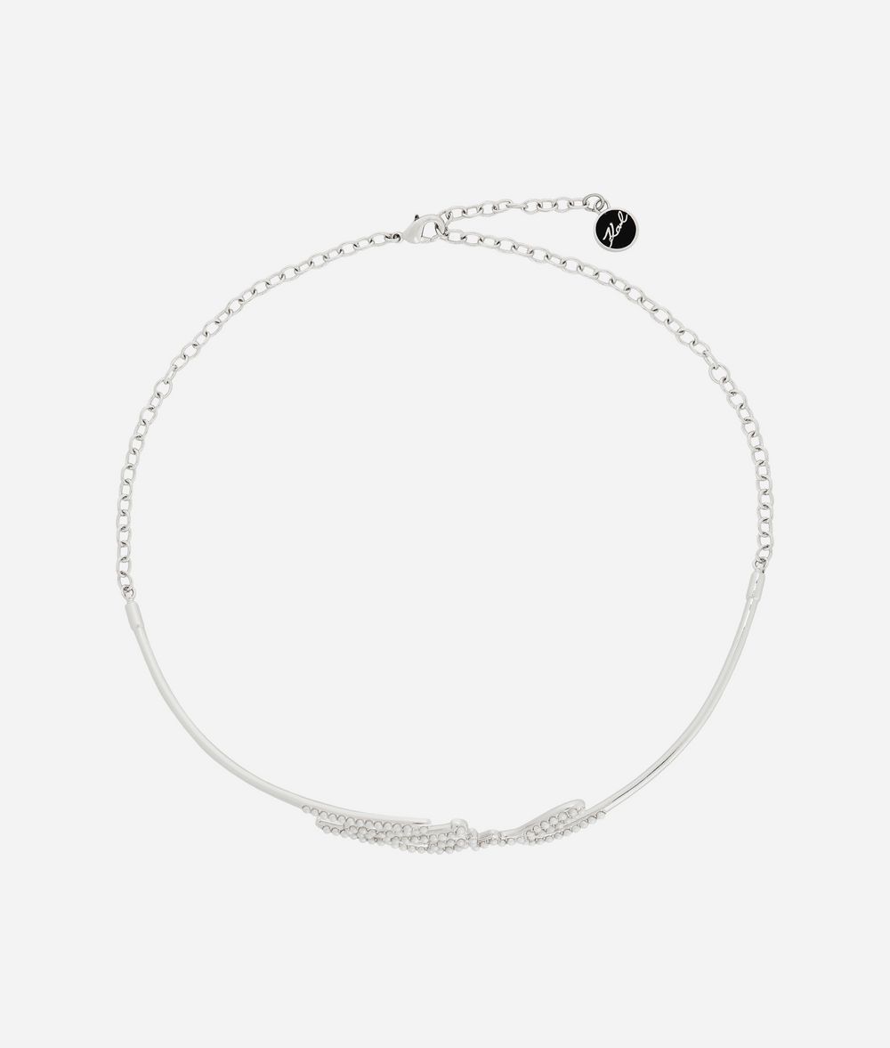KARL LAGERFELD Karl Signature Choker Necklace Woman f