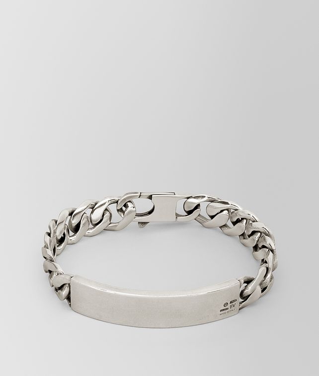 BOTTEGA VENETA BRACELET IN STERLING SILVER Bracelet Man fp