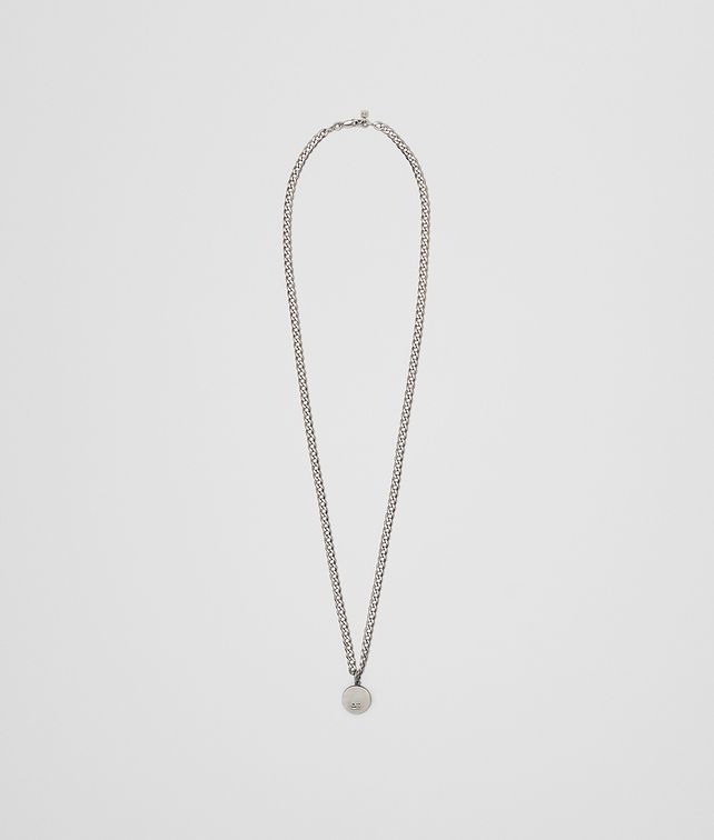 BOTTEGA VENETA NECKLACE IN STERLING SILVER Necklace Man fp