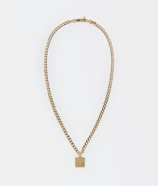 BOTTEGA VENETA NECKLACE IN STERLING SILVER Necklace Man fp