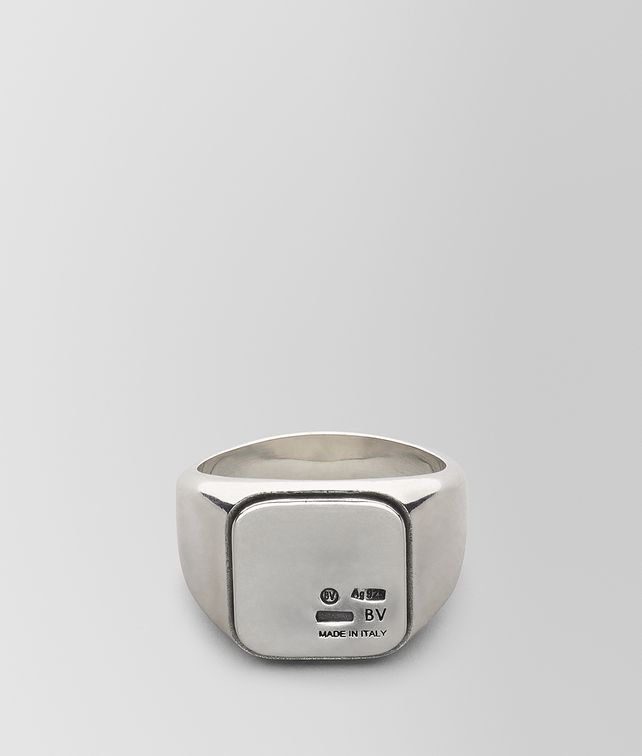 BOTTEGA VENETA RING IN STERLING SILVER Ring Man fp