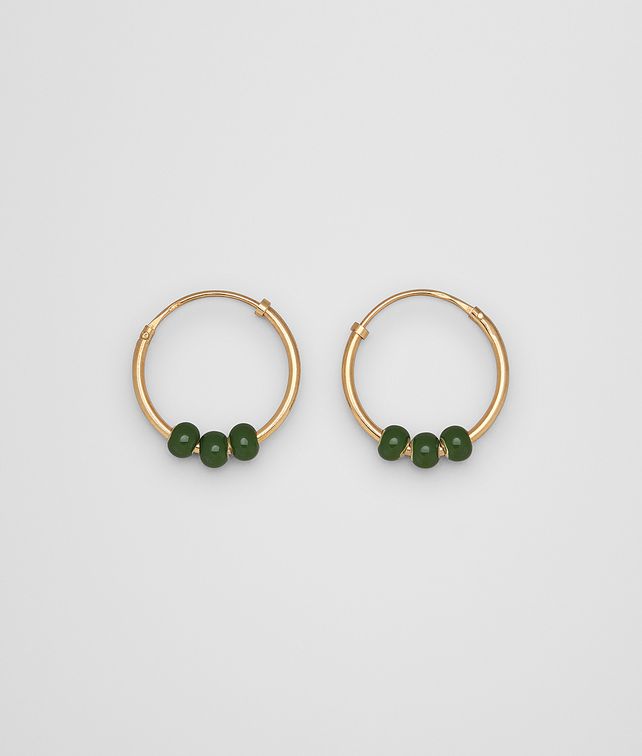 BOTTEGA VENETA EARRING IN STERLING SILVER AND ENAMEL Earrings Woman fp
